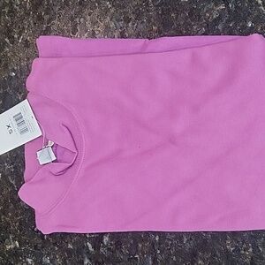 NWT Light Pink / Purple Caryolyn Taylor Mock Turtleneck Size XS